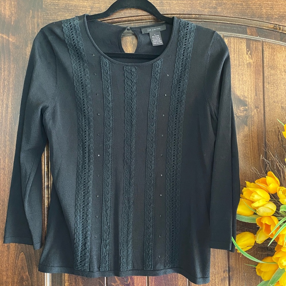 The Limited Embellished Sweater